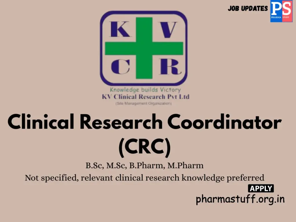 KV Clinical Research Hiring CRC