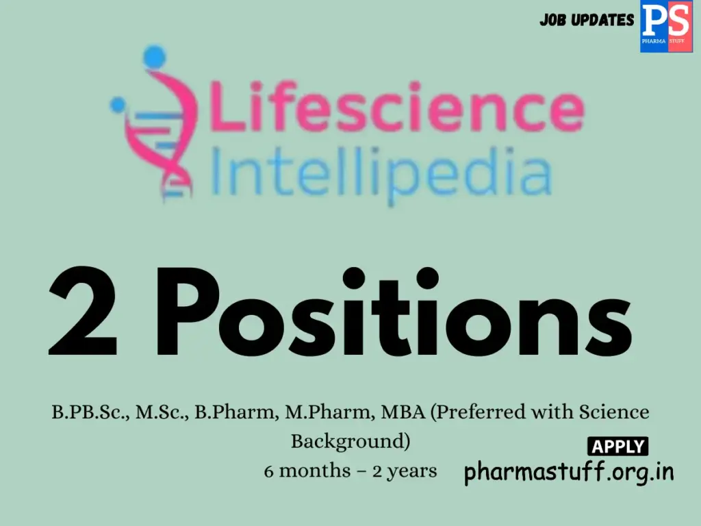Lifescience Intellipedia Hiring Business Development Executive