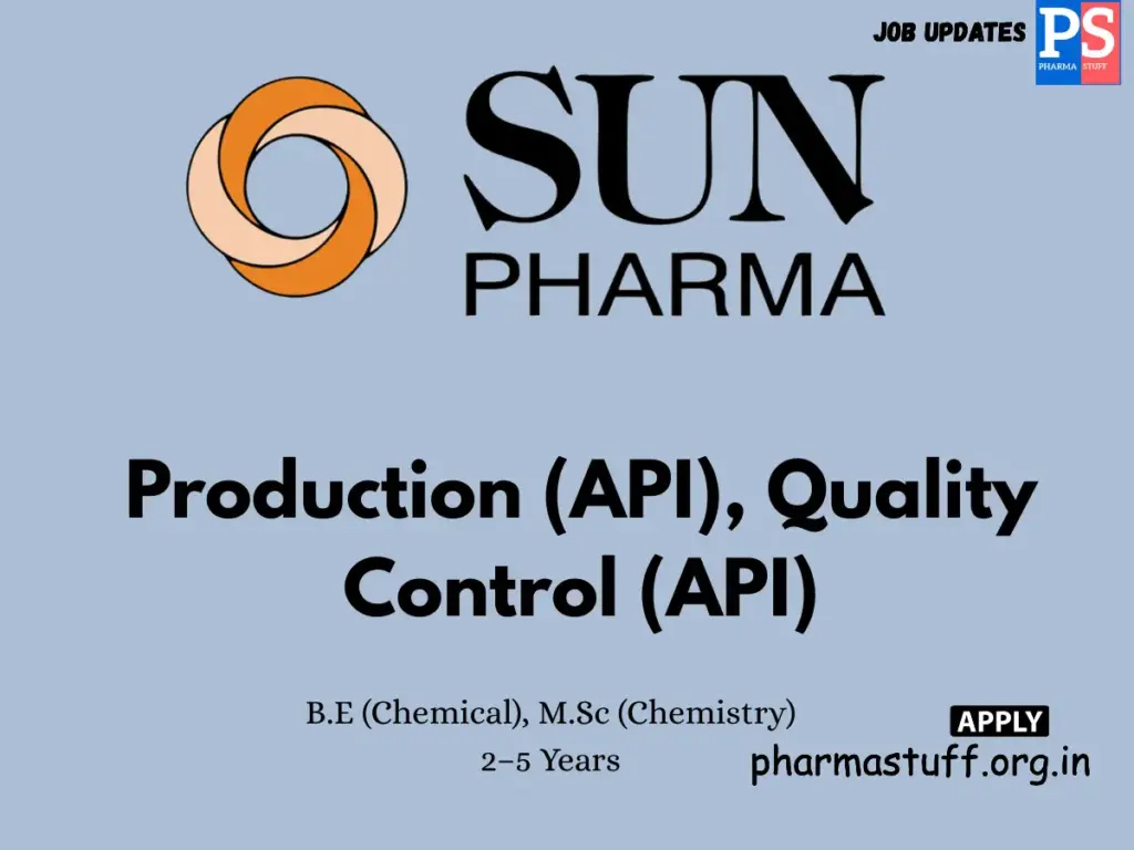 Sun Pharmaceuticals Industries Walk-in Production & QC