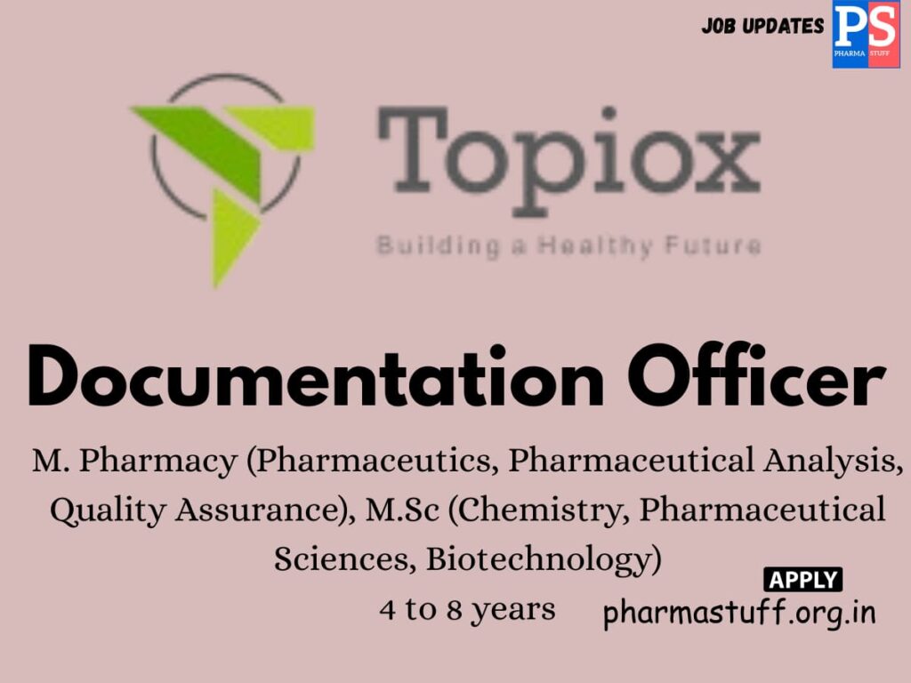 Topiox Hiring Documentation Officer 1 Topiox Hiring Documentation Officer