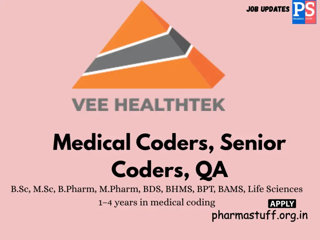 Vee Healthtek Hiring Medical Coders