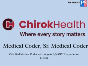 Chirok Health Hiring Medical Coder & Sr. Coder