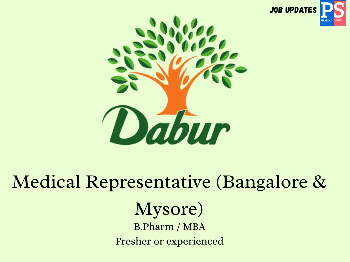 Dabur Therapeutics Hiring Medical Representative