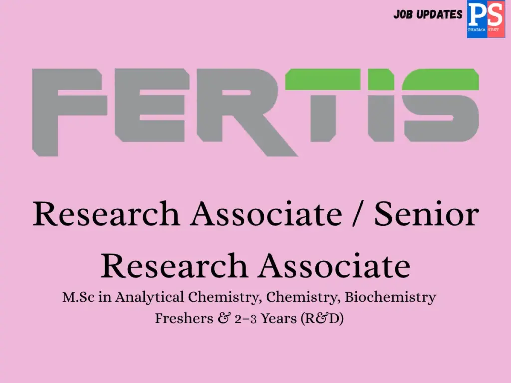Fertis Hiring Research Associates Analytical