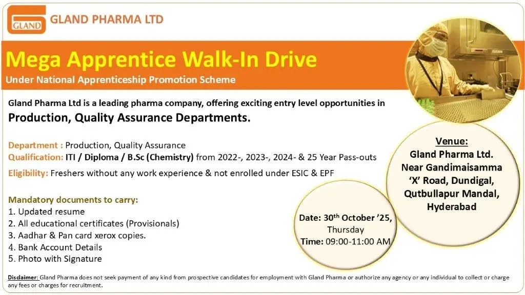 Gland Pharma Walk-in Production & QA 3 Gland Pharma Walk-in Production & QA