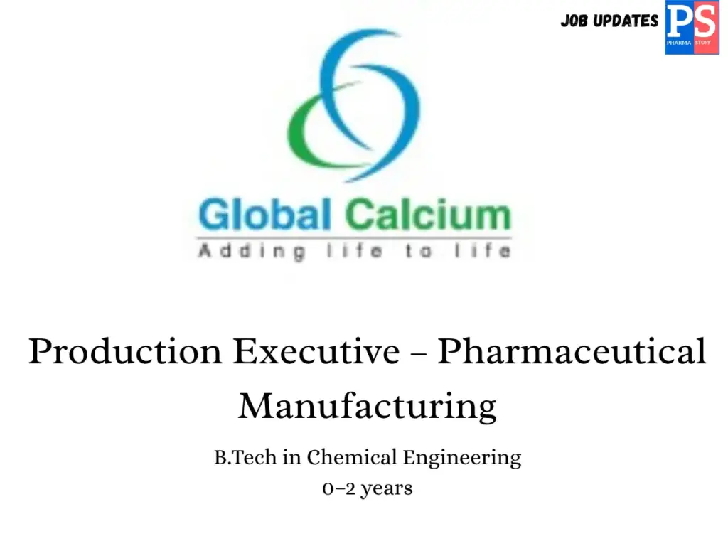 Global Calcium Hiring Production Executive