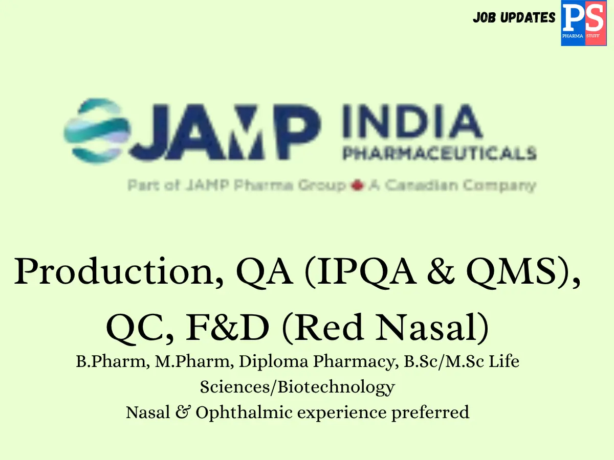 Jamp India Pharmaceuticals Pvt Ltd