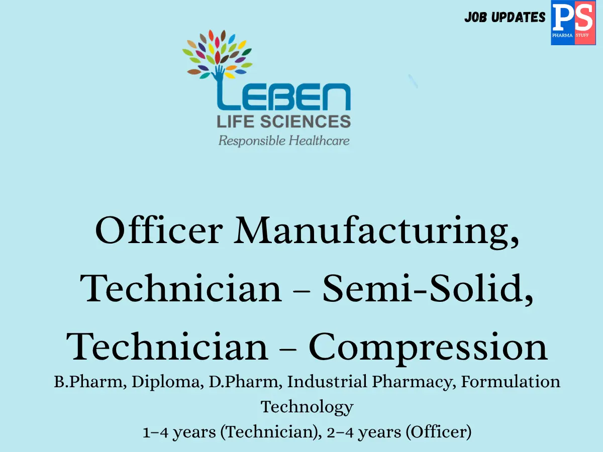 Leben Life Sciences pvt ltd