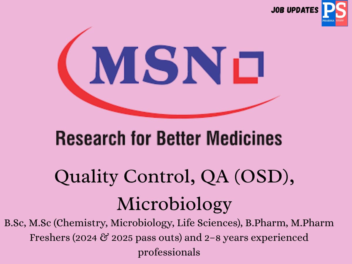 MSN Laboratories Private Limited.