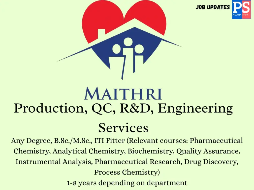 Maithri Labs Walk-in Production, QC & R&D