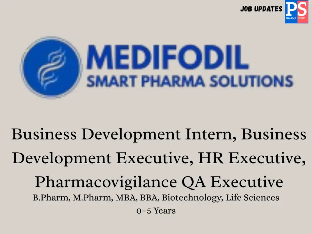 Medifodil Walk-In Pharma, MBA, B.Pharm 1 Medifodil Walk-In Pharma, MBA, B.Pharm