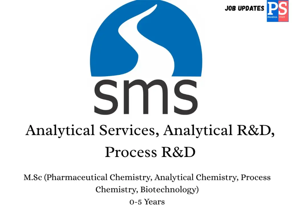 SMS Pharmaceuticals Walk-in Analytical,Process R&D