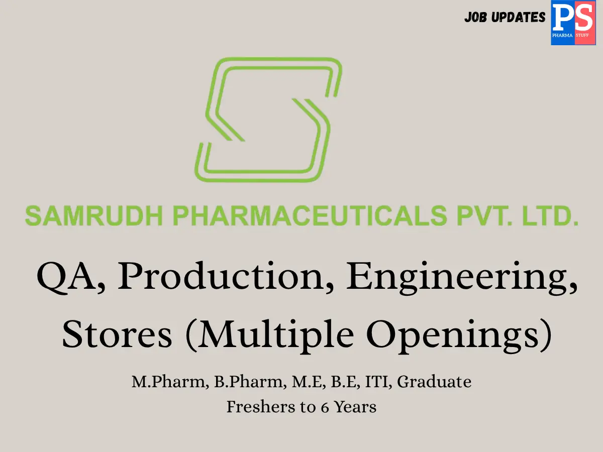 Samrudh Pharmaceuticals Pvt. Ltd