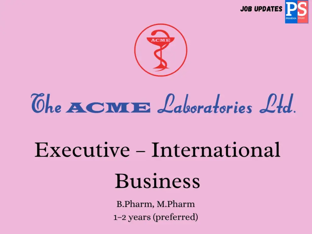 ACME Hiring Executive - International Business 1 ACME Hiring Executive - International Business