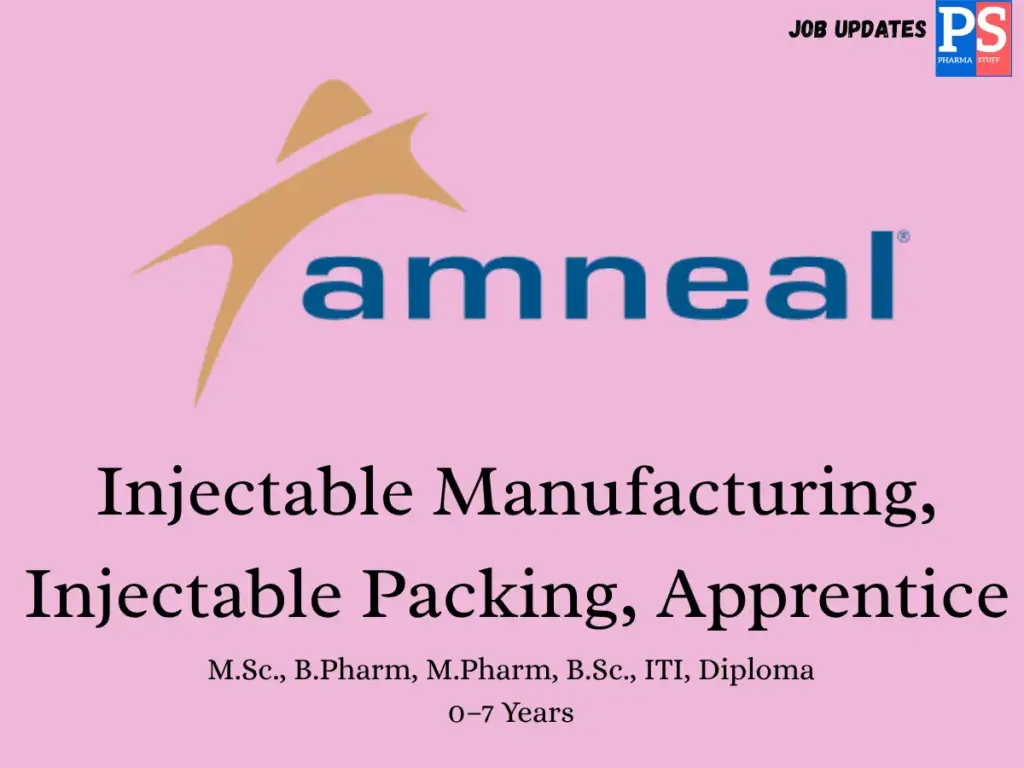 Amneal Walk-in Injectable Manufacturing & Packing