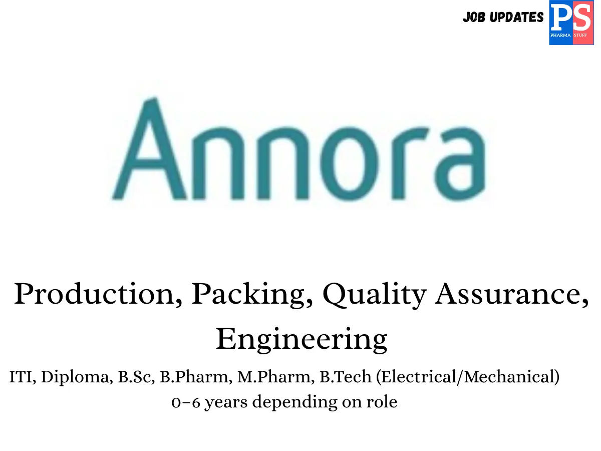 Annora Pharma Walk In Production Packing QAEngineering
