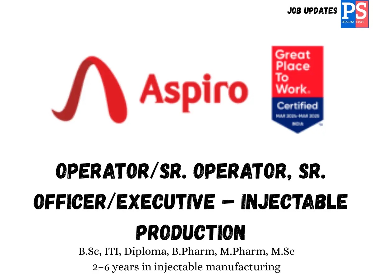 Aspiro Pharma Walk‑in Injectable Production