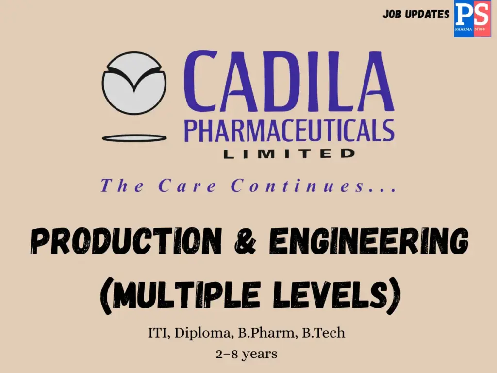 Cadila Walk-in Production & Engineering