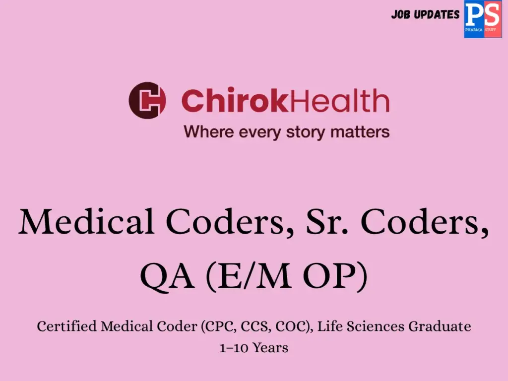 ChirokHealth Walk-In Medical Coders