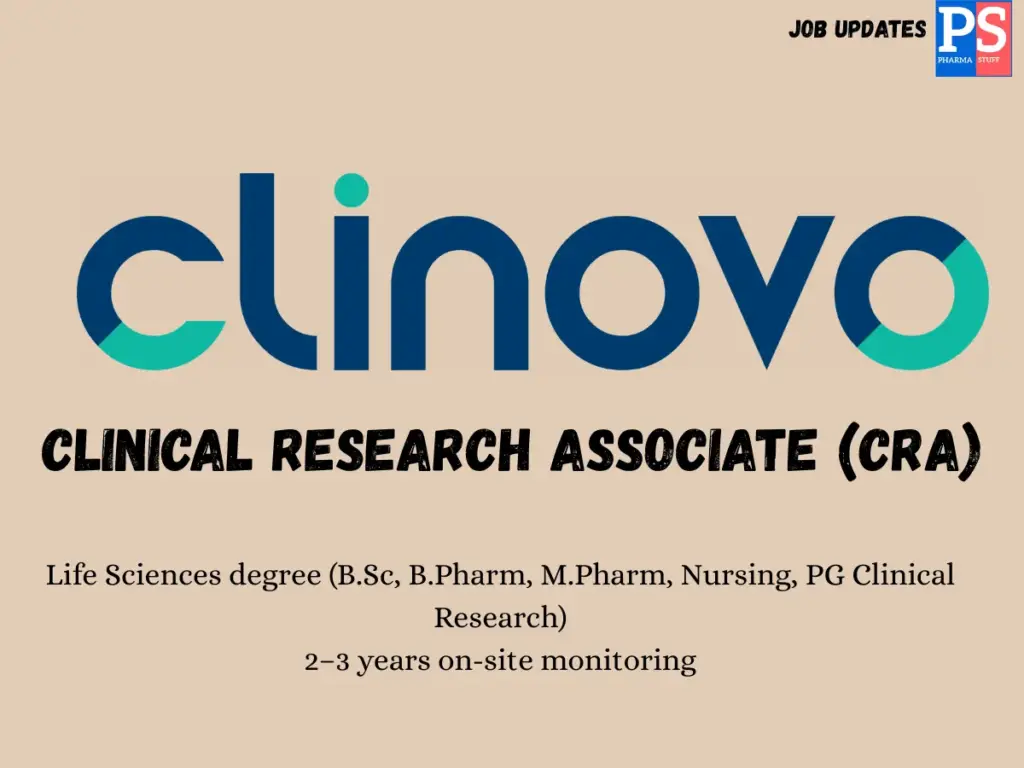 Clinovo hiring Clinical Research Associates