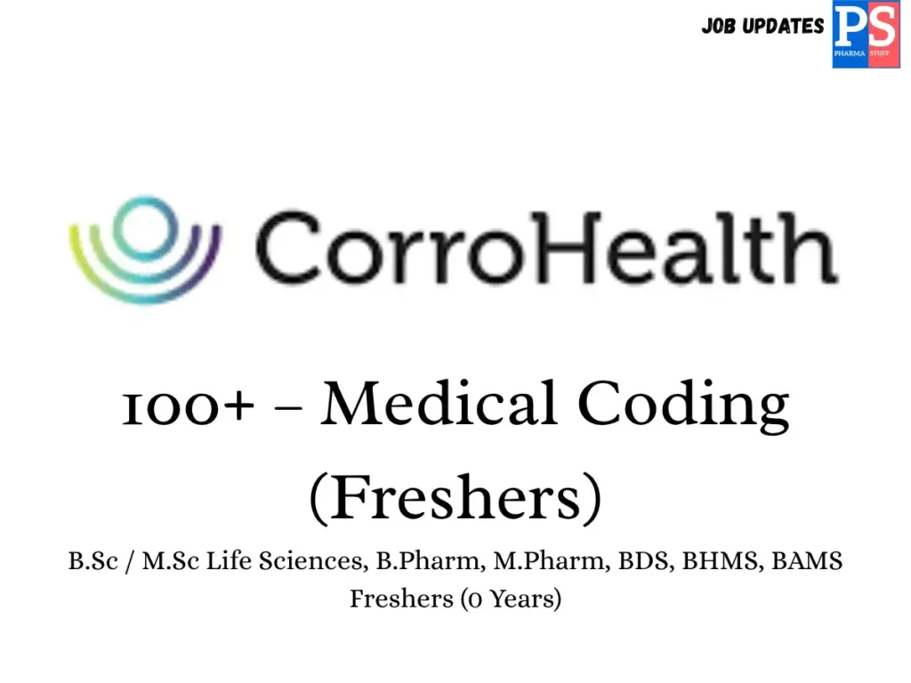CorroHealth Walk-in Medical Coding Fresher