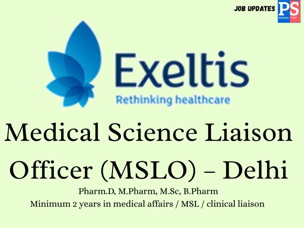 Exeltis Walk-in Medical Science Liaison Officer