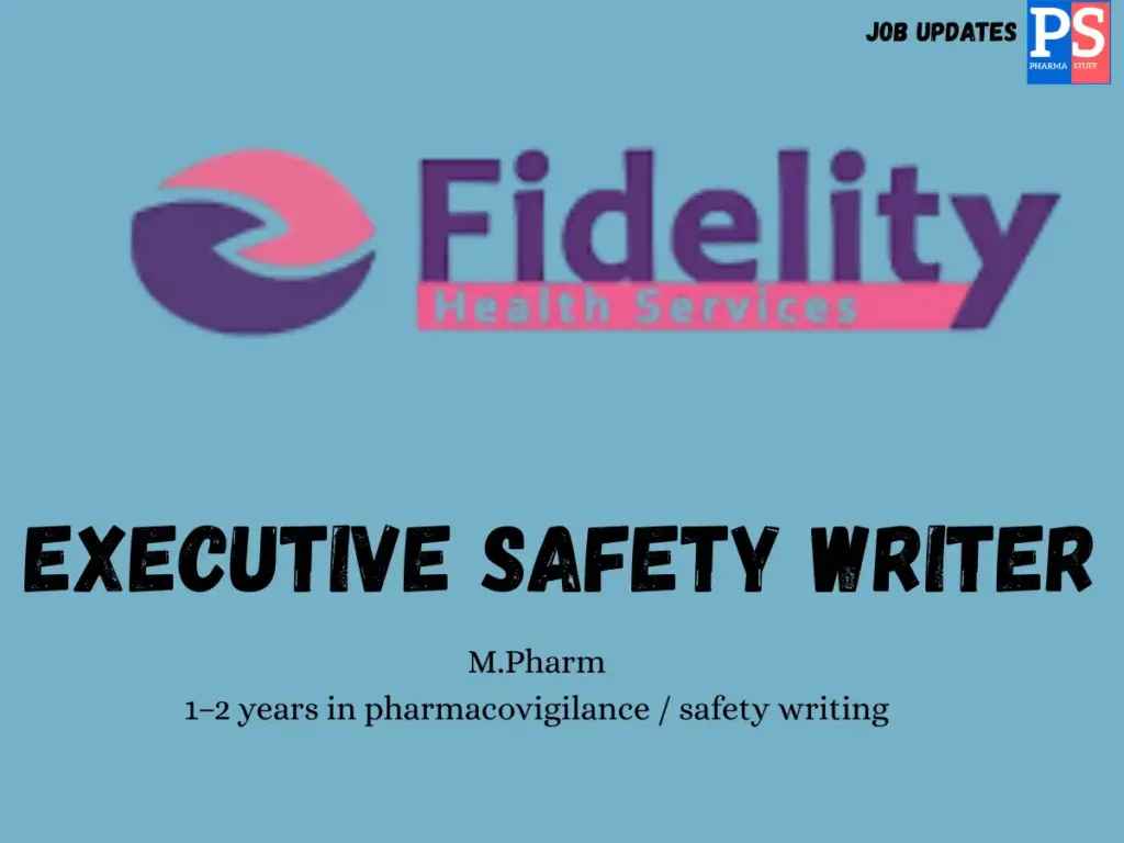 Fidelity Hiring Safety Writer — Executive
