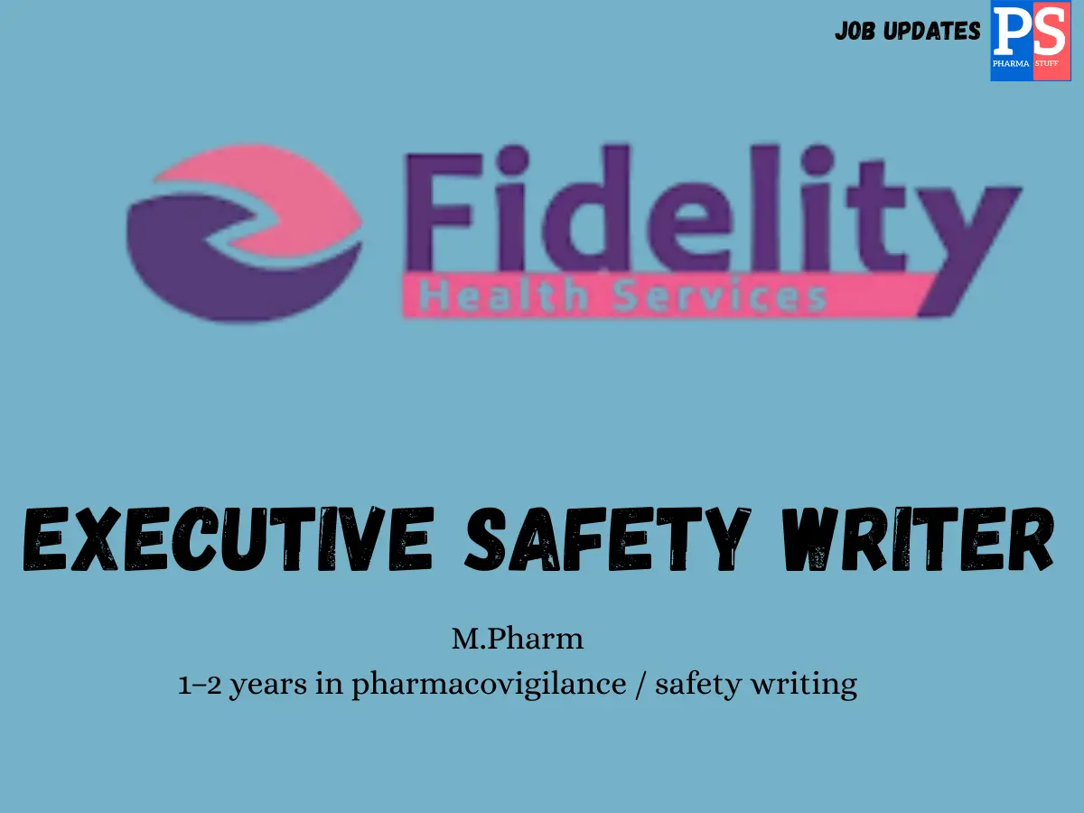 Fidelity Hiring Safety Writer —