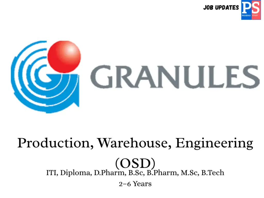 Granules Walk-In Production, Warehouse & Engineering