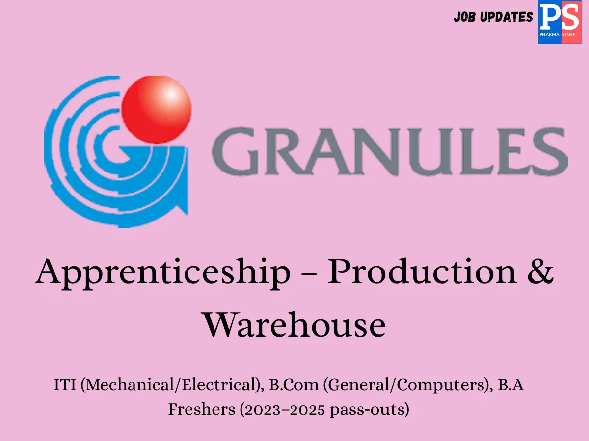 Granules Walk‑inProduction Warehouse