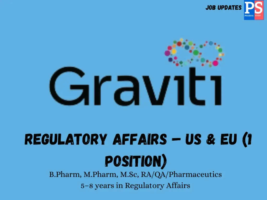 Graviti Pharmaceuticals Hiring Regulatory Affairs