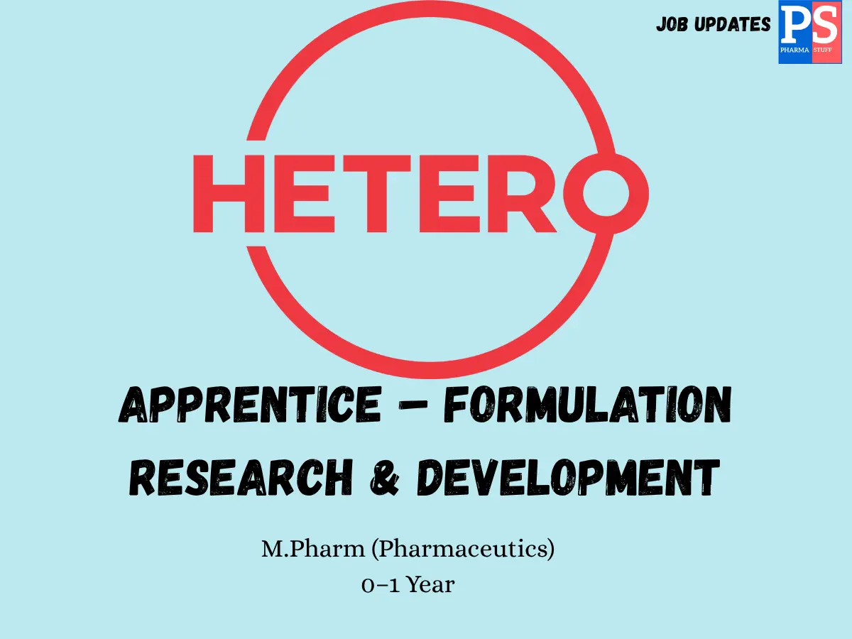 Hetero Hiring Formulation RD