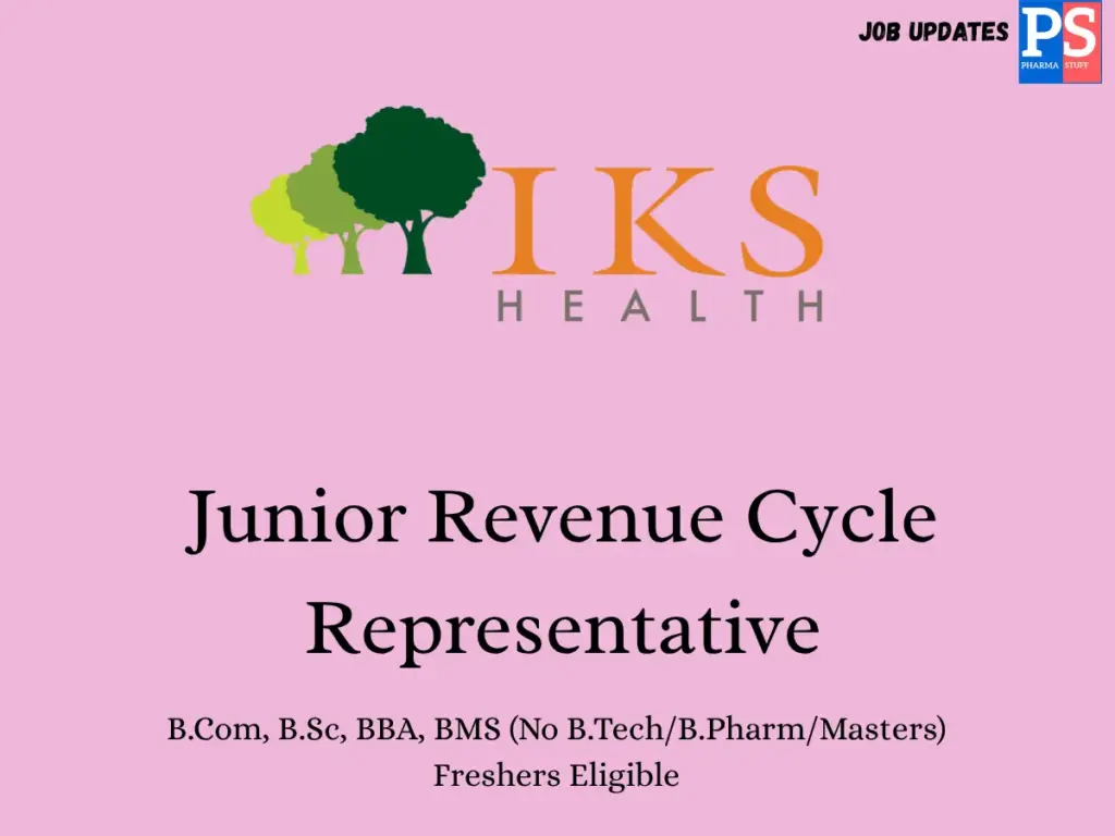IKS Health Hiring Junior Revenue Cycle Representative