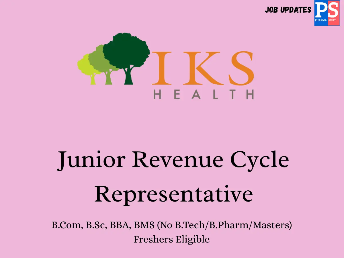 IKS Health Hiring Junior Revenue Cycle Representative 1 1