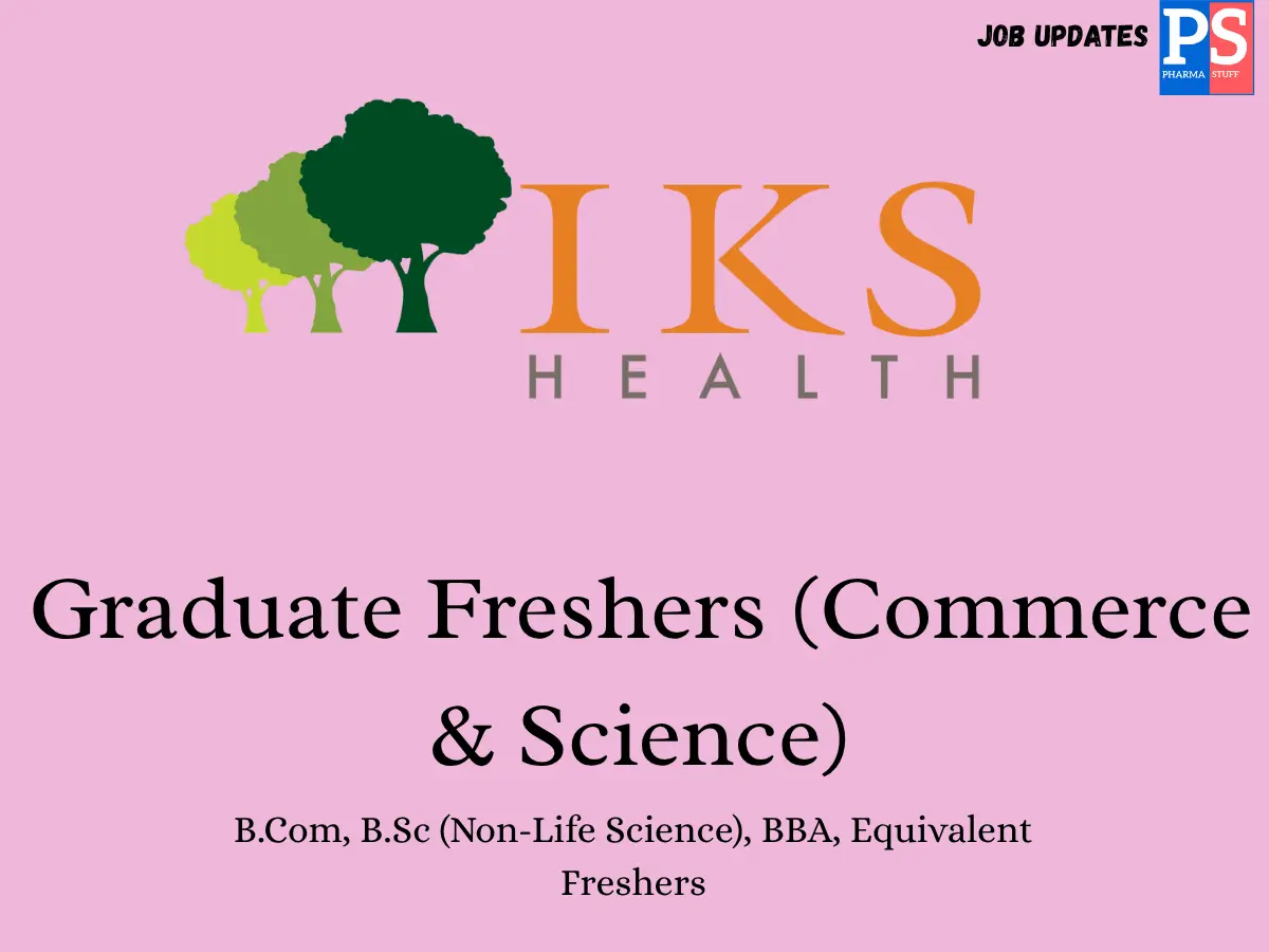 IKS Health Walk In Graduate Freshers