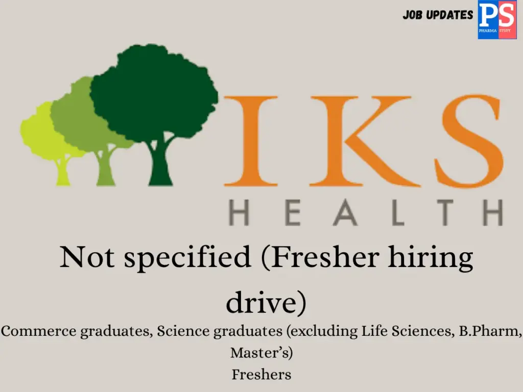 IKS Health Walk-in Commerce & Science Freshers