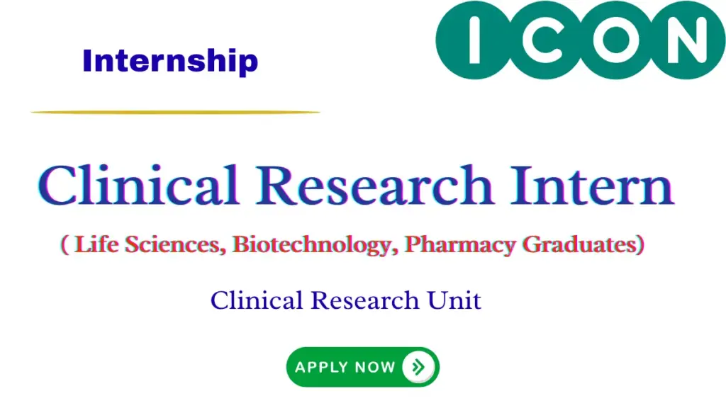 Intern Clinical Research Opportunity at Icon Plc
