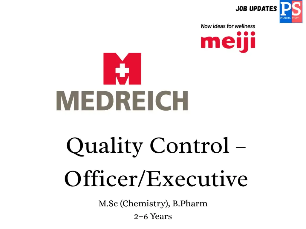 Medreich Walk-in Quality Control
