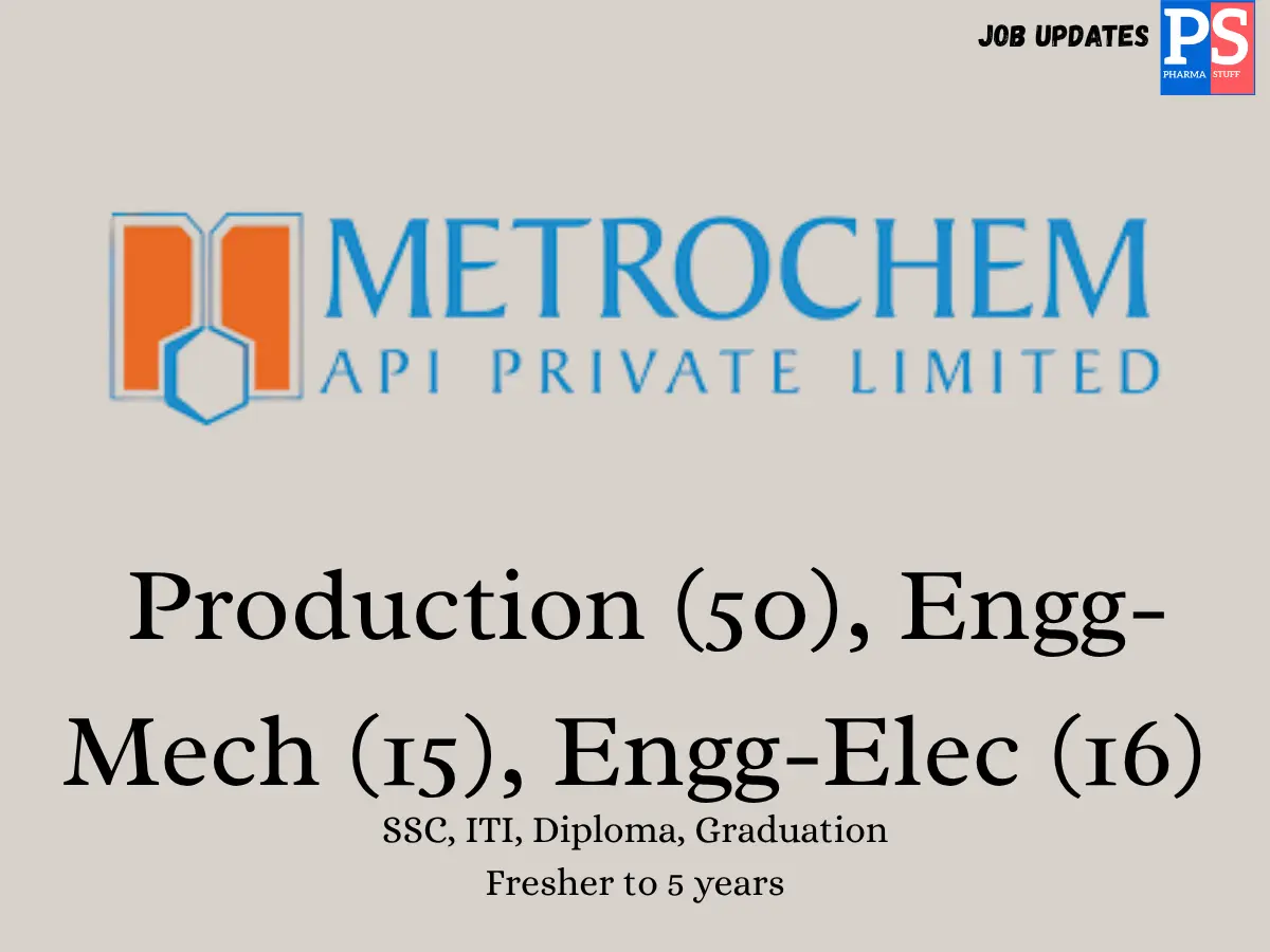 Metrochem Hiring Production Engineering