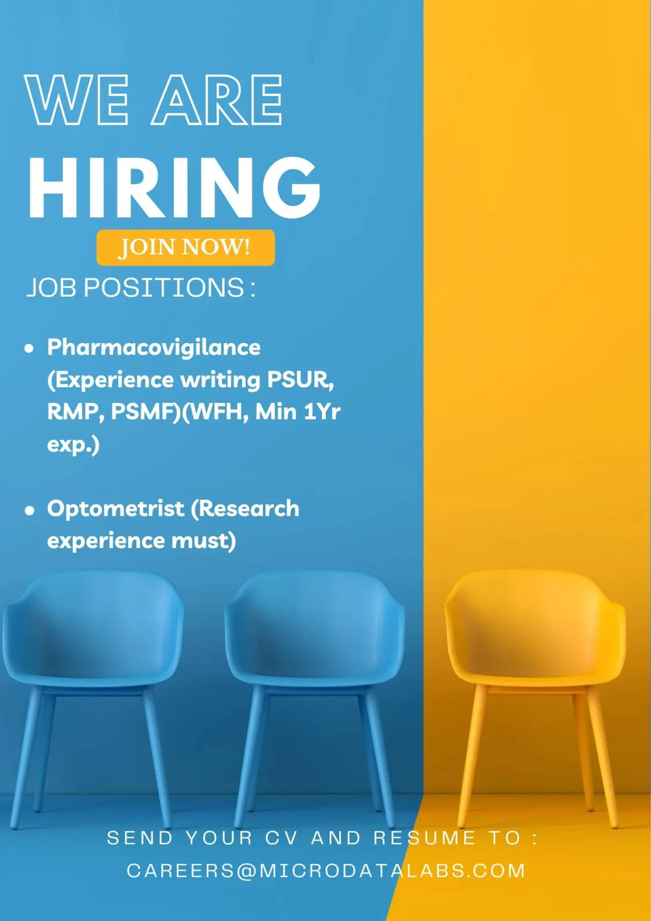 MicroData Hiring CDM, PV, Biostatistician, CRC 4 MicroData Hiring CDM, PV, Biostatistician, CRC