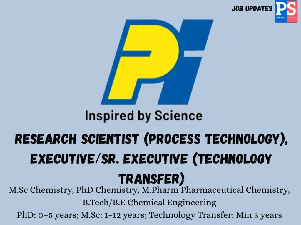 PI Industries Walk-in Process Technology & Technology Transfer