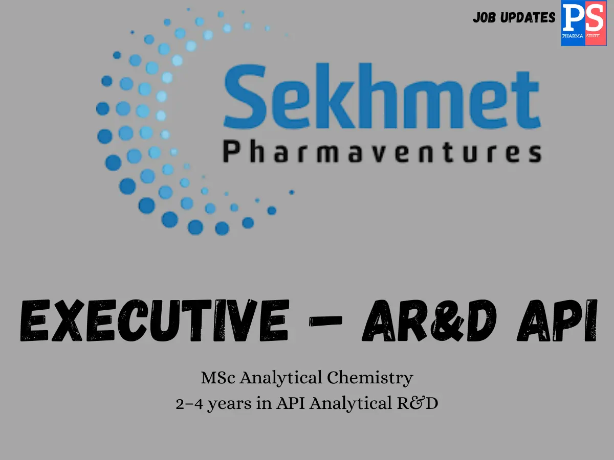 Sekhmet Pharmaventures Walk in Executive – ARD API