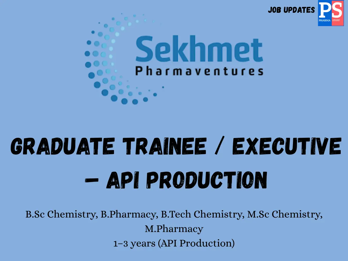 Sekhmet Walk in API Production Trainees