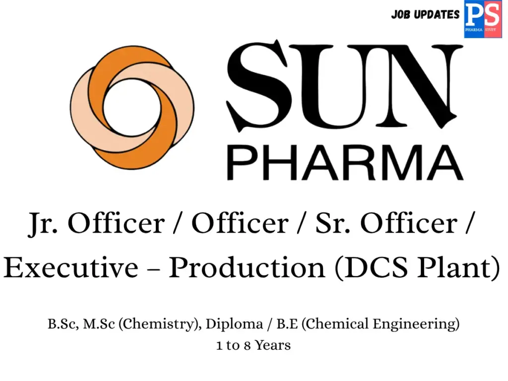Sun Pharma Walk-In Production