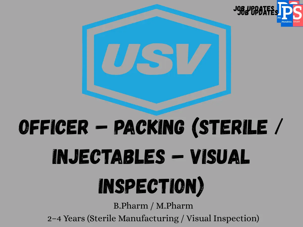 USV Hiring Officer – Packing