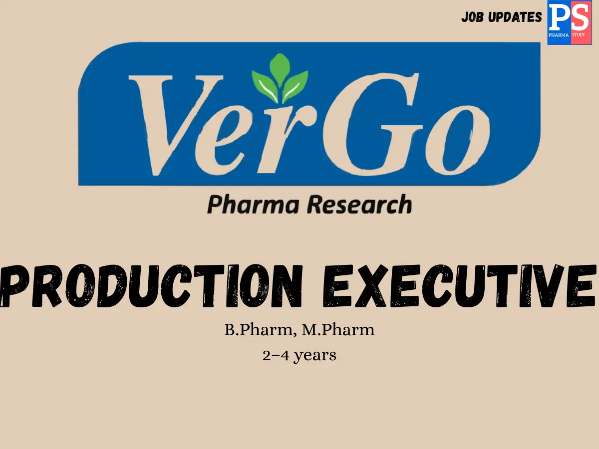 VerGo Pharma Hiring Production