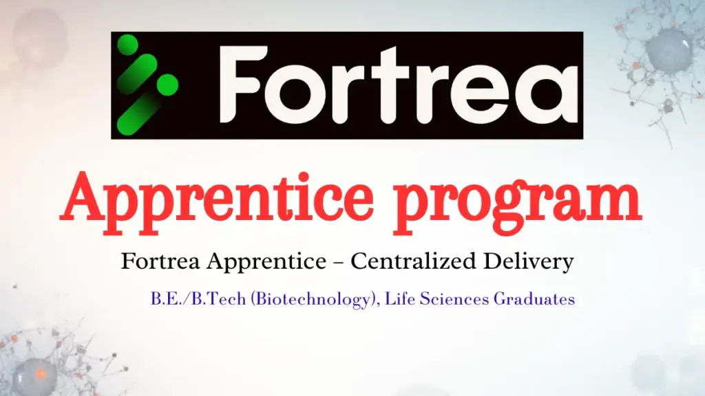 Apprentice – Centralized Delivery | Fortrea Bangalore | Life Sciences Graduates