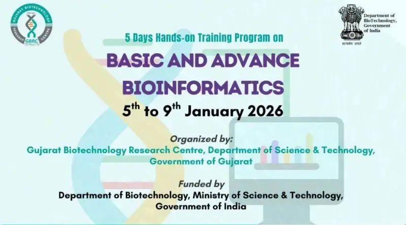 5-Day Hands-on Training Program on Basic & Advanced Bioinformatics (DBT–GBRC)