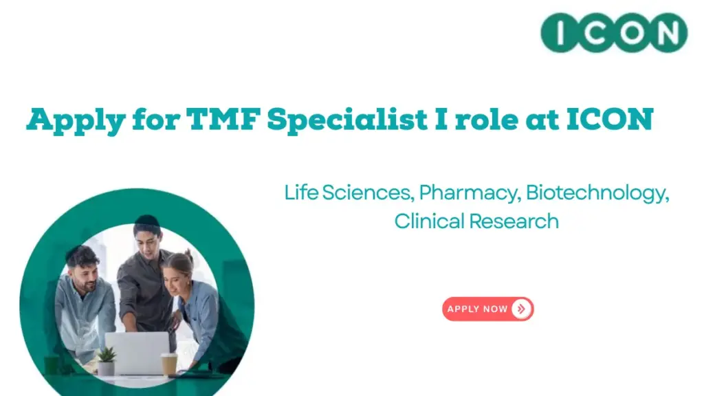 Apply for TMF Specialist I role at ICON