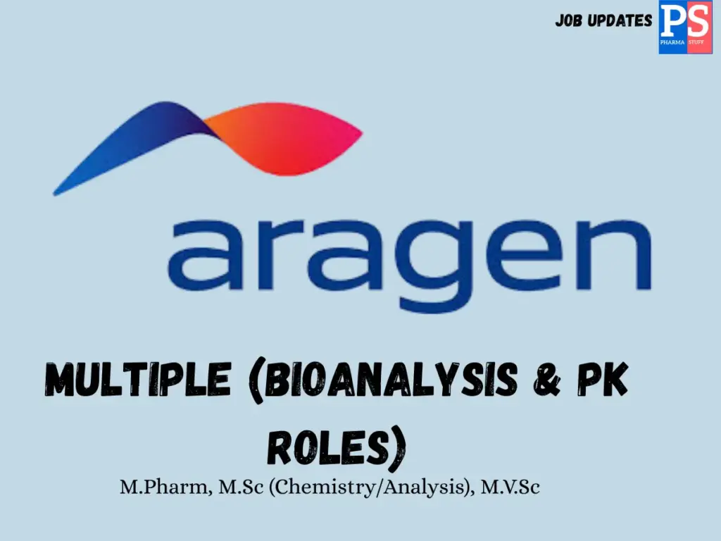 Aragen Hiring Research Associate & Associate Scientist